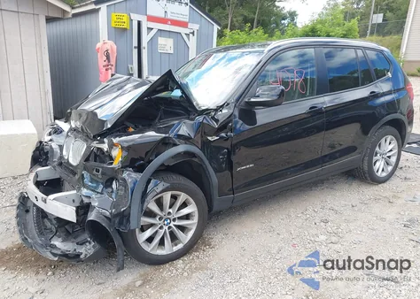 2014 BMW X3 xDrive28I из США, поврежденный, VIN 5UXWX9C55E0D32722